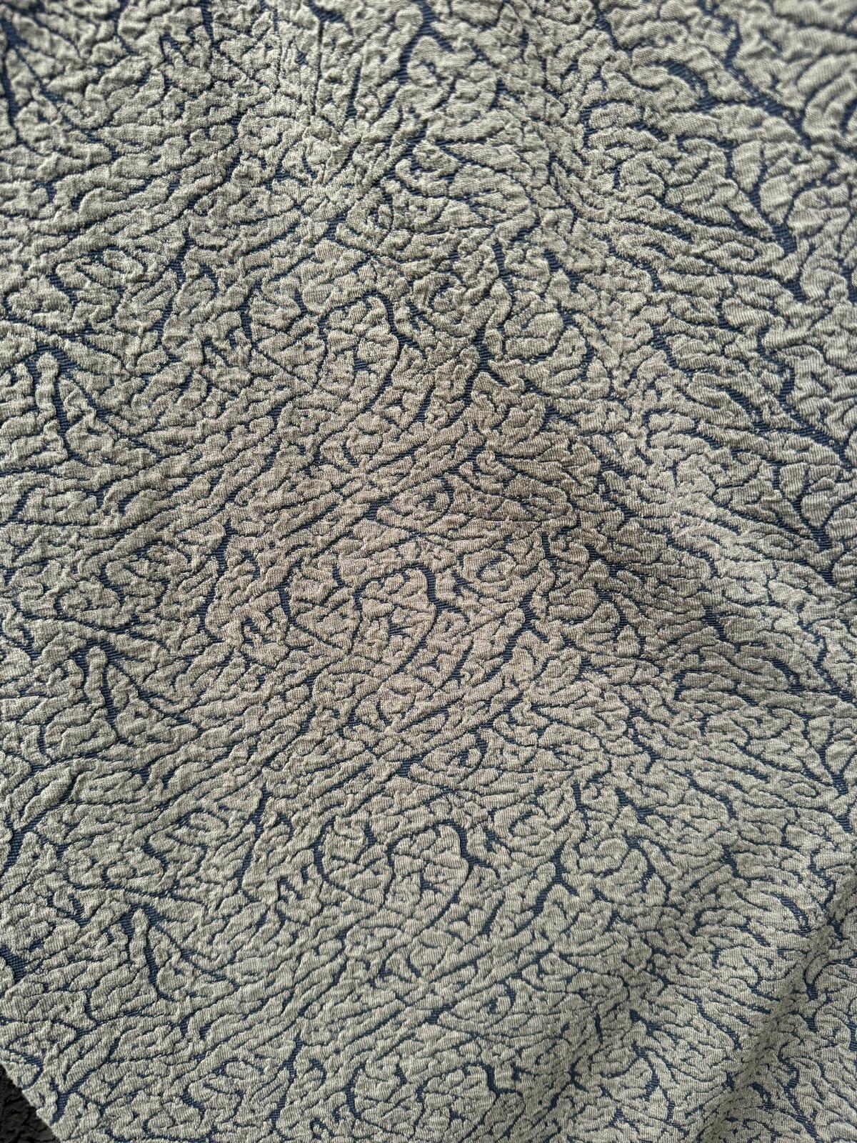 Dutinový úplet – detail plastické struktury látky