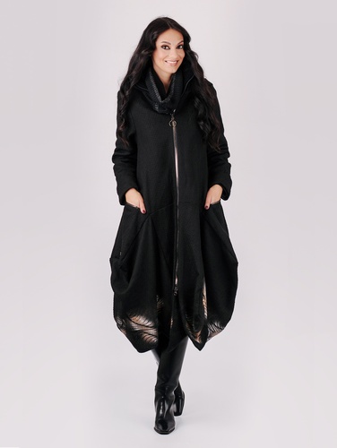 Kabát LD LINEN DARK