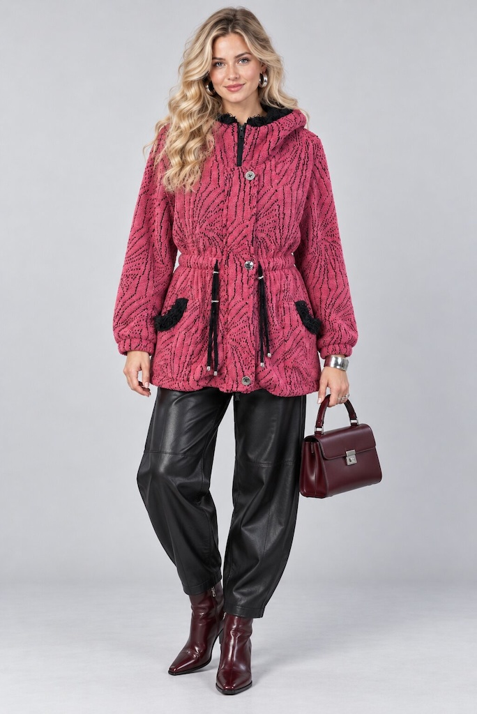 Bunda PINK JACQUARD
