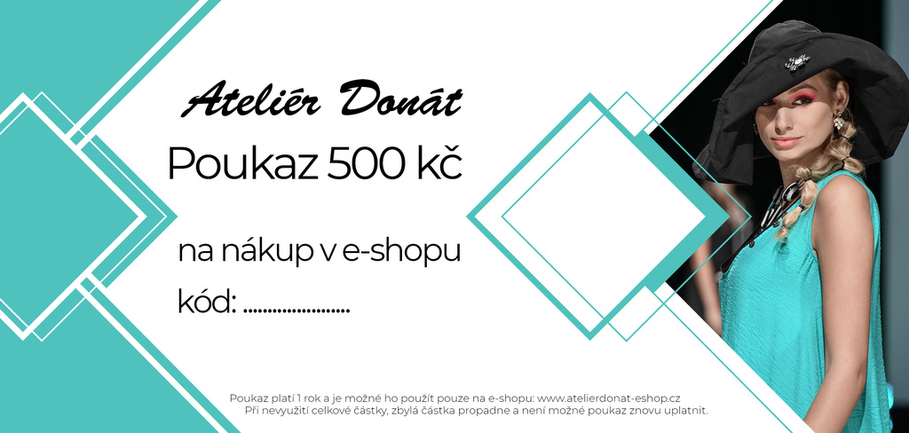 Dárkový poukaz Ateliér Donát na E-shop - Elektronický